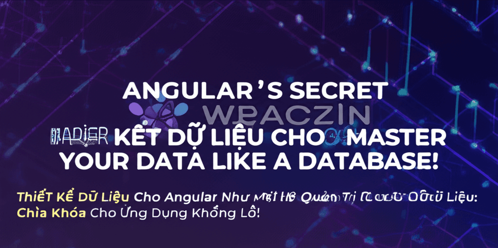 Thiết Kế Dữ Liệu Cho Angular Như Một Hệ Quản Trị Cơ Sở Dữ Liệu: Chìa Khóa Cho Ứng Dụng Khổng Lồ!