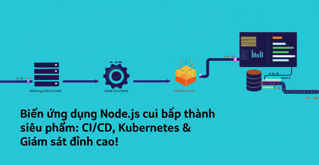 Biến ứng dụng Node.js cùi bắp thành siêu phẩm: CI/CD, Kubernetes & Giám sát đỉnh cao!