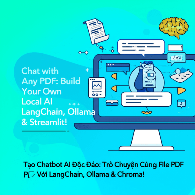 Tạo Chatbot AI Độc Đáo: Trò Chuyện Cùng File PDF Với LangChain, Ollama & Chroma!