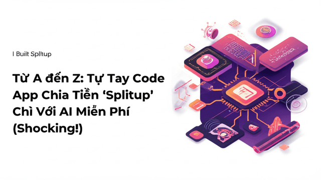 Từ A đến Z: Tự Tay Code App Chia Tiền 'Splitup' Chỉ Với AI Miễn Phí (Shocking!)