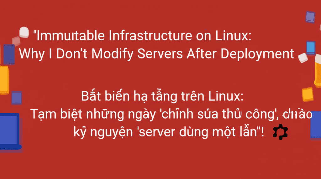Bất biến hạ tầng trên Linux: Tạm biệt những ngày 'chỉnh sửa thủ công', chào đón kỷ nguyên 'server dùng một lần'!