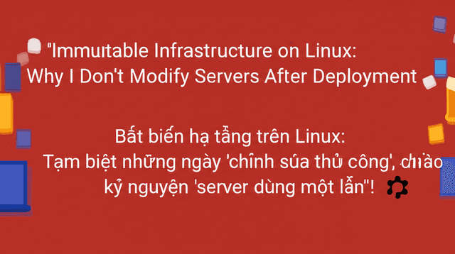 Bất biến hạ tầng trên Linux: Tạm biệt những ngày 'chỉnh sửa thủ công', chào đón kỷ nguyên 'server dùng một lần'!