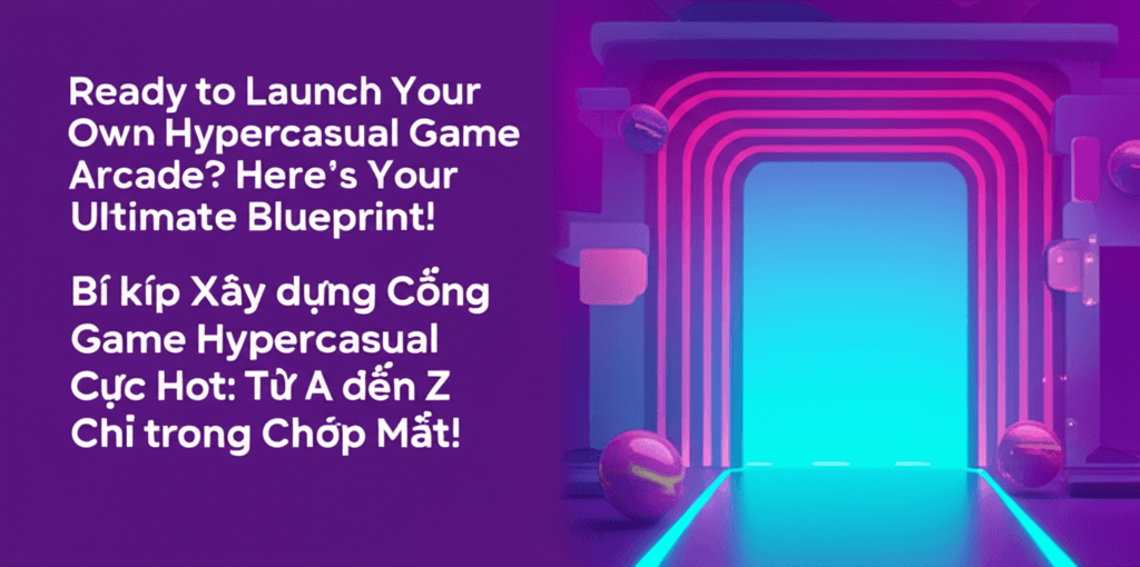 Bí kíp Xây dựng Cổng Game Hypercasual Cực Hot: Từ A đến Z Chỉ trong Chớp Mắt!