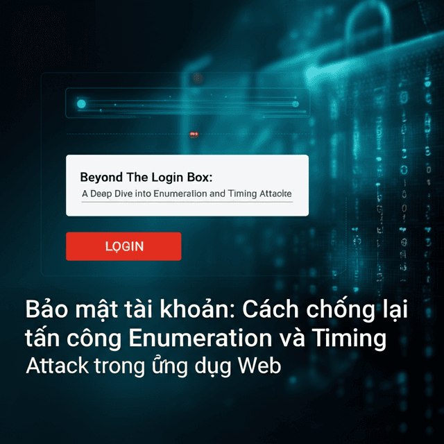 Bảo mật tài khoản: Cách chống lại tấn công Enumeration và Timing Attack trong ứng dụng Web