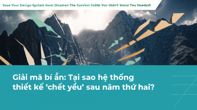 Giải mã bí ẩn: Tại sao hệ thống thiết kế 'chết yểu' sau năm thứ hai?