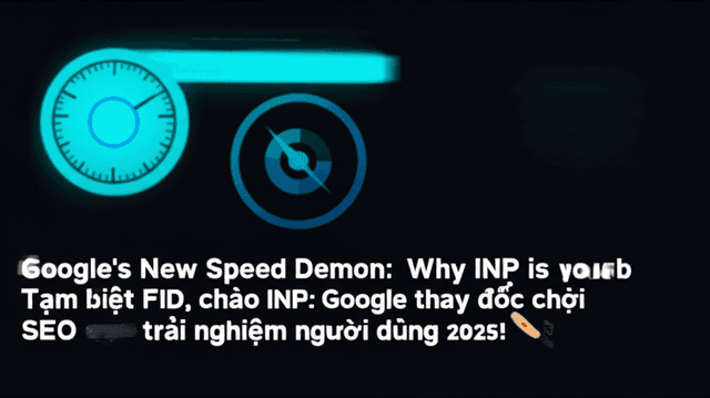Tạm biệt FID, chào INP: Google thay đổi cuộc chơi SEO và trải nghiệm người dùng 2025!