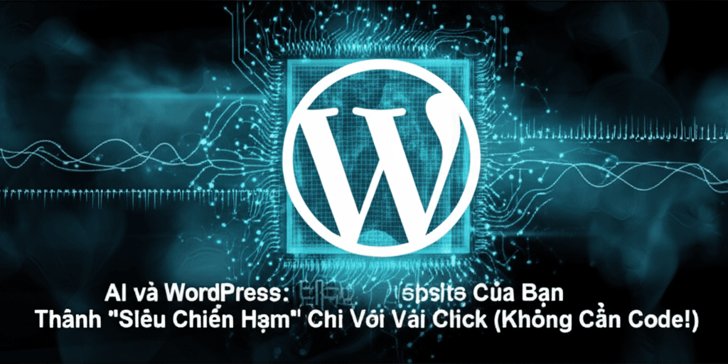 AI và WordPress: Biến Website Của Bạn Thành "Siêu Chiến Hạm" Chỉ Với Vài Click (Không Cần Code!)