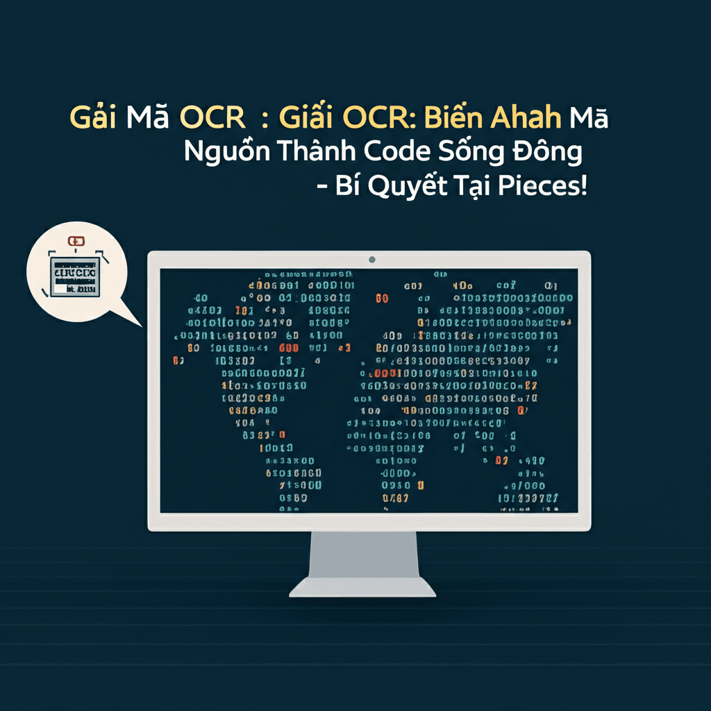 Giải Mã OCR: Biến Ảnh Mã Nguồn Thành Code Sống Động - Bí Quyết Tại Pieces!