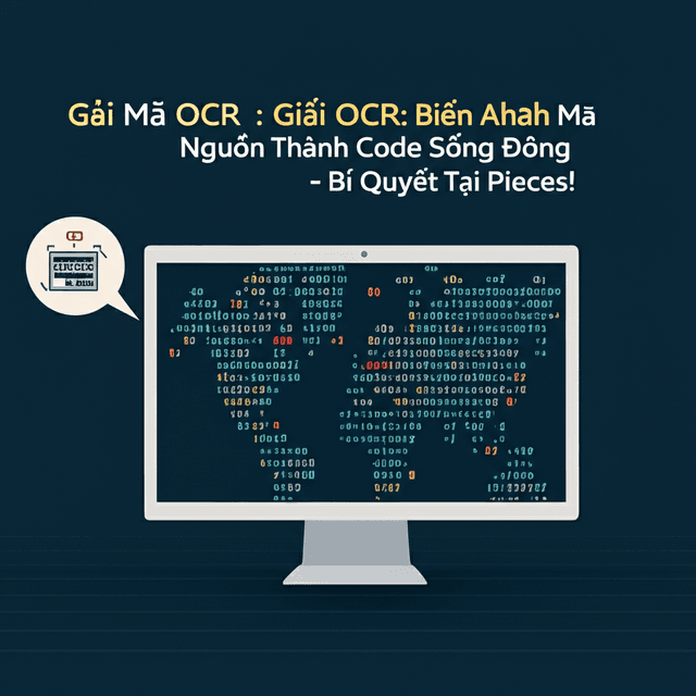 Giải Mã OCR: Biến Ảnh Mã Nguồn Thành Code Sống Động - Bí Quyết Tại Pieces!