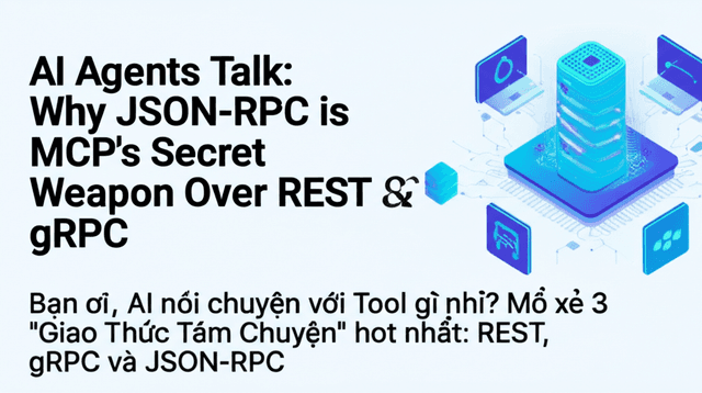 Bạn ơi, AI nói chuyện với Tool kiểu gì nhỉ? Mổ xẻ 3 "Giao Thức Tám Chuyện" hot nhất: REST, gRPC và JSON-RPC
