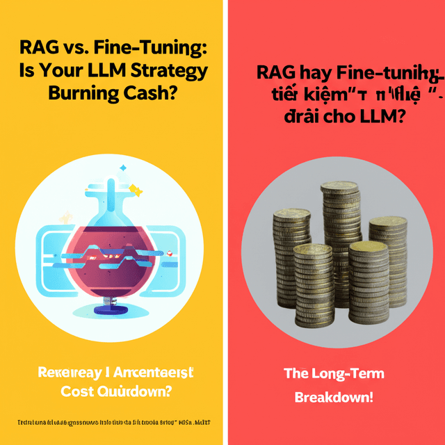 RAG hay Fine-tuning: Ai mới là "vua tiết kiệm" đường dài cho LLM?
