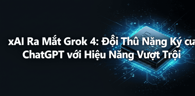 xAI Ra Mắt Grok 4: Đối Thủ Nặng Ký Của ChatGPT Với Hiệu Năng Vượt Trội