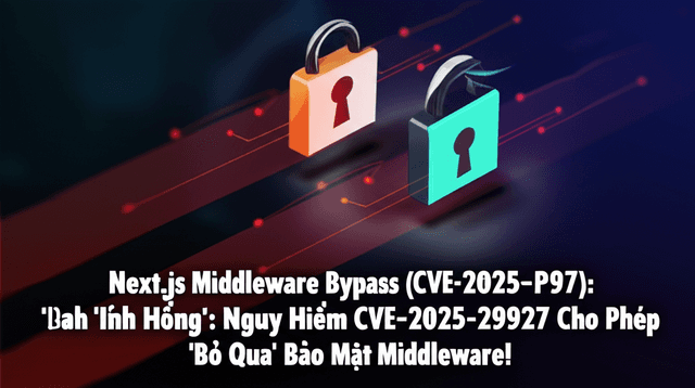 Next.js 'Dính Chưởng': Lỗ Hổng Nguy Hiểm CVE-2025-29927 Cho Phép 'Bỏ Qua' Bảo Mật Middleware!