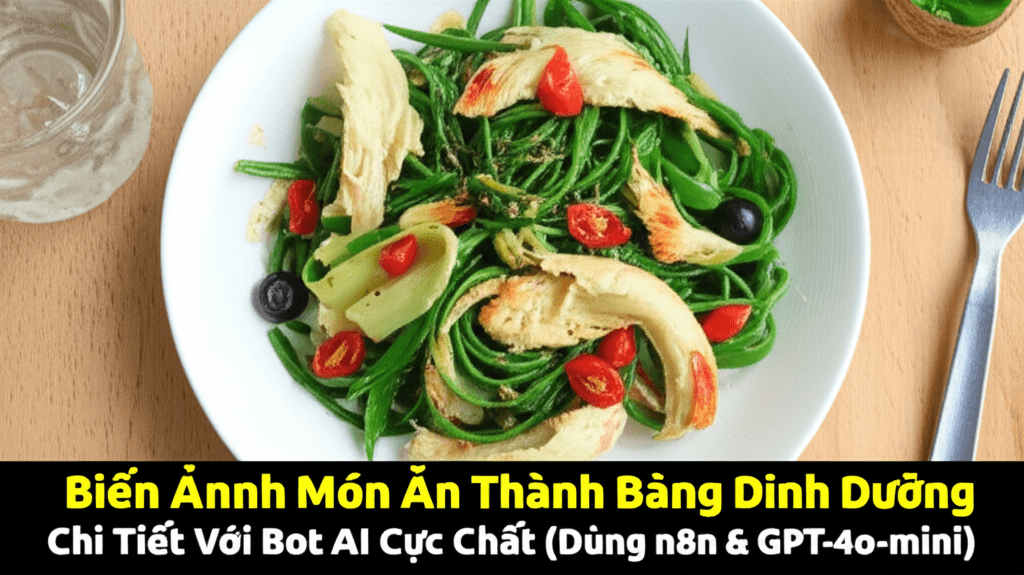 Biến Ảnh Món Ăn Thành Bảng Dinh Dưỡng Chi Tiết Với Bot AI Cực Chất (Dùng n8n & GPT-4o-mini)