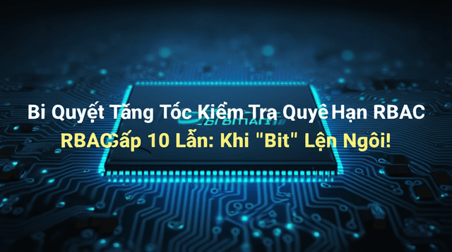 Bí Quyết Tăng Tốc Kiểm Tra Quyền Hạn RBAC Gấp 10 Lần: Khi "Bit" Lên Ngôi!