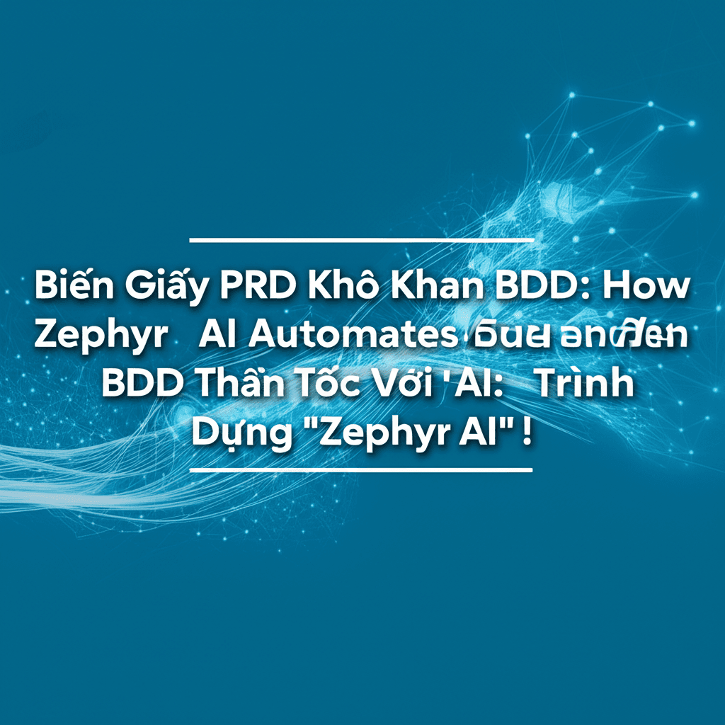 Biến Giấy PRD Khô Khan Thành Kịch Bản Test BDD Thần Tốc Với AI: Hành Trình Xây Dựng "Zephyr AI"!