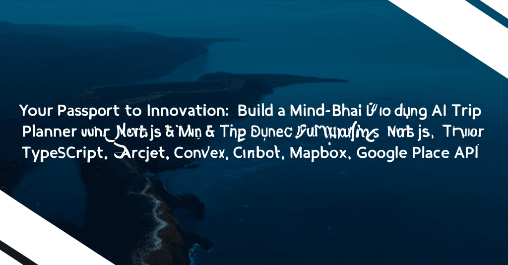 Xây dựng & Triển khai Ứng dụng AI Trip Planner Full Stack: Next.js, React, TypeScript, Arcjet, Convex, Clerk, Mapbox, Google Place API