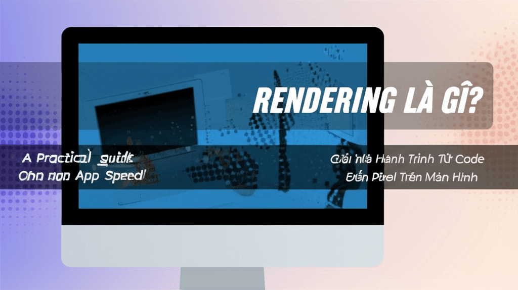 Rendering Là Gì? Giải Mã Hành Trình Từ Code Đến Pixel Trên Màn Hình
