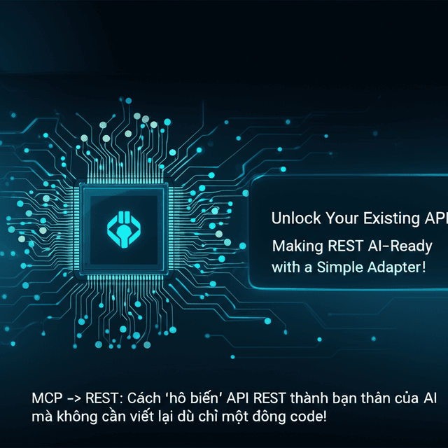 MCP -> REST: Cách 'hô biến' API REST thành bạn thân của AI mà không cần viết lại dù chỉ một dòng code!