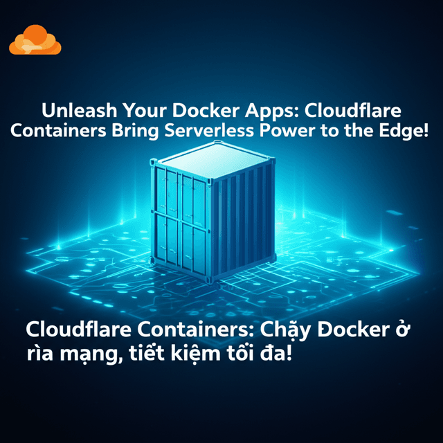 Cloudflare Containers: Chạy Docker ở rìa mạng, tiết kiệm tối đa!