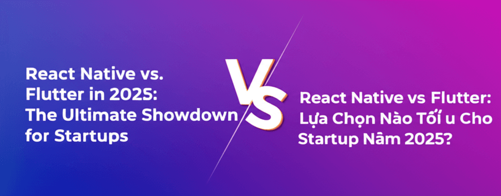 React Native vs Flutter: Lựa Chọn Nào Tối Ưu Cho Startup Trong Năm 2025?