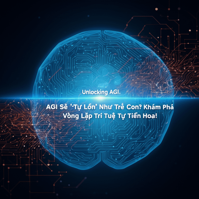 AGI Sẽ 'Tự Lớn' Như Trẻ Con? Khám Phá Vòng Lặp Trí Tuệ Tự Tiến Hóa!