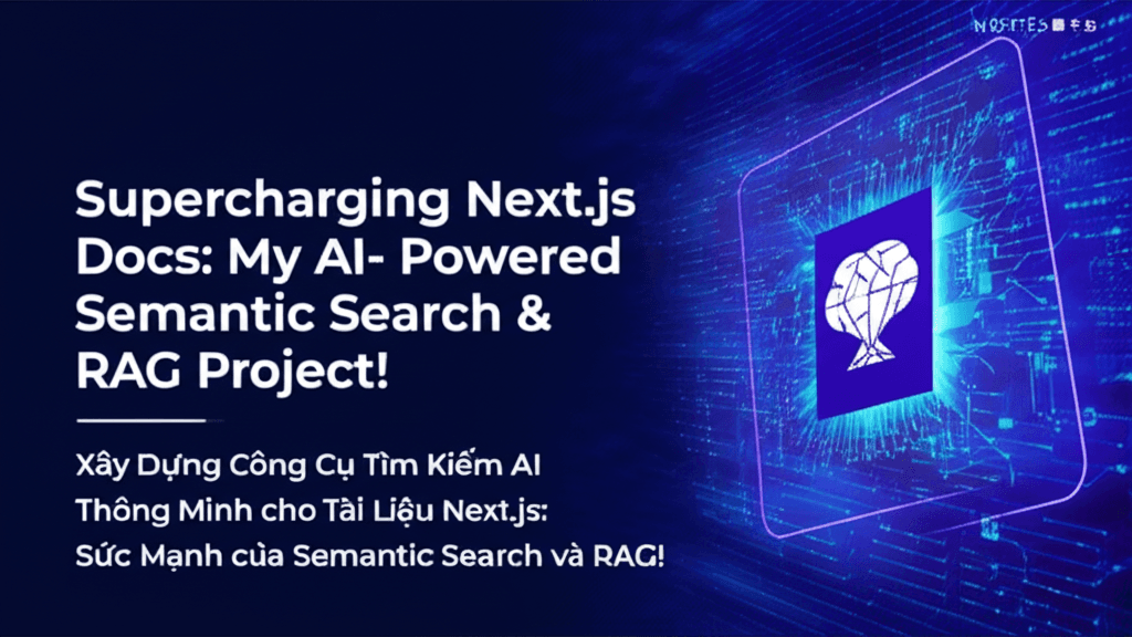 Xây Dựng Công Cụ Tìm Kiếm AI Thông Minh cho Tài Liệu Next.js: Sức Mạnh của Semantic Search và RAG!