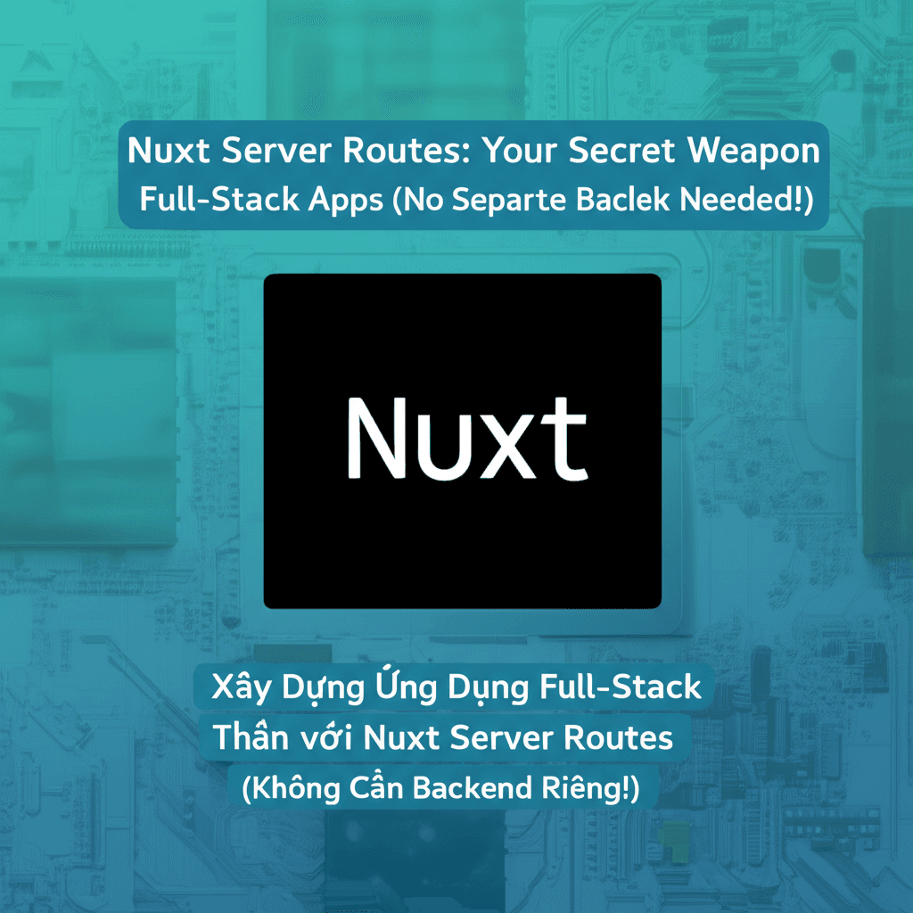 Xây Dựng Ứng Dụng Full-Stack Thần Tốc với Nuxt Server Routes (Không Cần Backend Riêng!)
