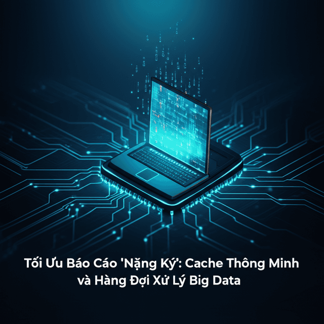 Tối Ưu Báo Cáo 'Nặng Ký': Cache Thông Minh và Hàng Đợi Xử Lý Big Data