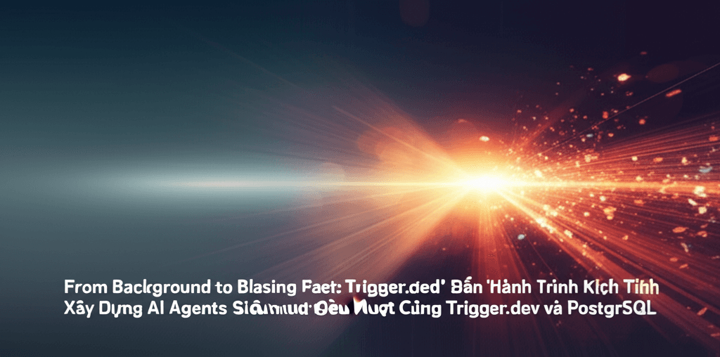 Từ 'Background' Đến 'Real-time': Hành Trình Kịch Tính Xây Dựng AI Agents Siêu Mượt Cùng Trigger.dev và PostgreSQL