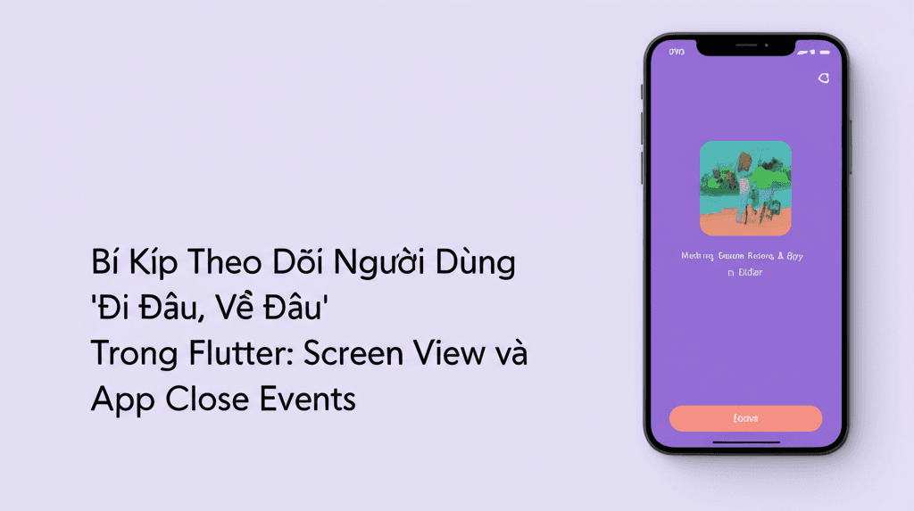 Bí Kíp Theo Dõi Người Dùng 'Đi Đâu, Về Đâu' Trong Flutter: Screen View và App Close Events