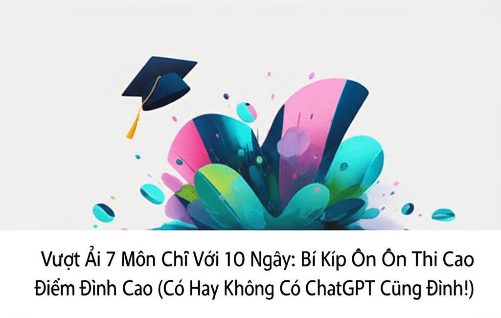 Vượt Ải 7 Môn Chỉ Với 10 Ngày: Bí Kíp Ôn Thi Cao Điểm Đỉnh Cao (Có Hay Không Có ChatGPT Cũng Đỉnh!)