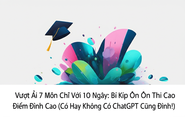 Vượt Ải 7 Môn Chỉ Với 10 Ngày: Bí Kíp Ôn Thi Cao Điểm Đỉnh Cao (Có Hay Không Có ChatGPT Cũng Đỉnh!)