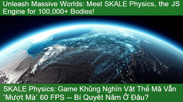 SKALE Physics: Game Khủng Nghìn Vật Thể Mà Vẫn 'Mượt Mà' 60 FPS – Bí Quyết Nằm Ở Đâu?