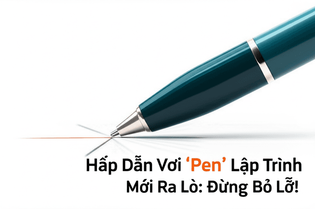 Hấp Dẫn Với 'Pen' Lập Trình Mới Ra Lò: Đừng Bỏ Lỡ!