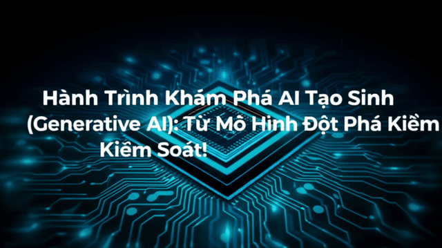 Hành Trình Khám Phá AI Tạo Sinh (Generative AI): Từ Mô Hình Đến Đột Phá Kiểm Soát!