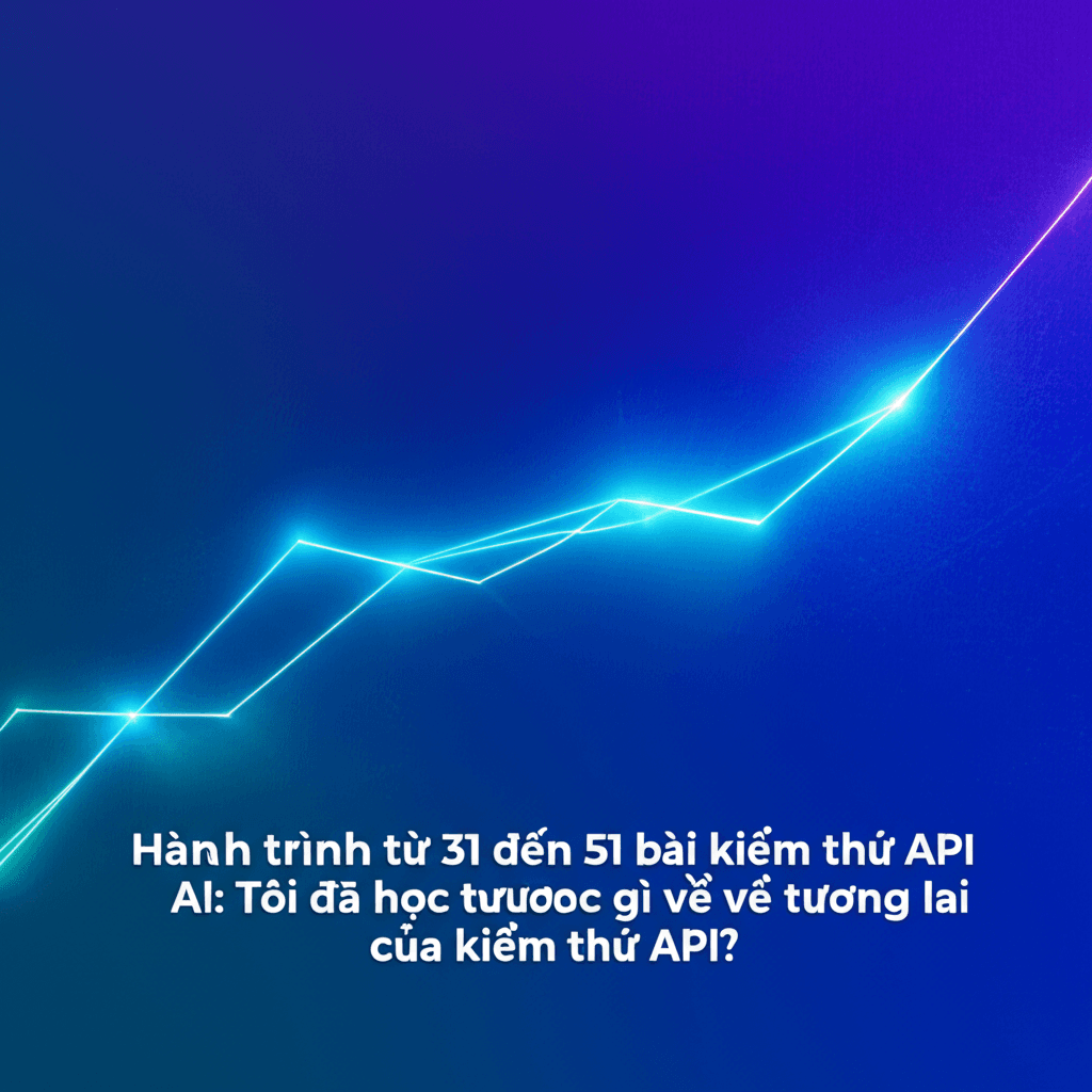 Hành trình từ 31 đến 51 bài kiểm thử API với AI: Tôi đã học được gì về tương lai của kiểm thử API?