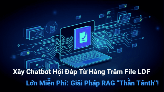 Xây Chatbot Hỏi Đáp Từ Hàng Trăm File PDF Lớn Miễn Phí: Giải Pháp RAG 'Thần Thánh'!