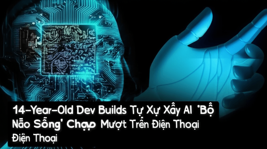 Thần Đồng 14 Tuổi Tự Xây AI 'Bộ Não Sống' Chạy Mượt Trên Điện Thoại