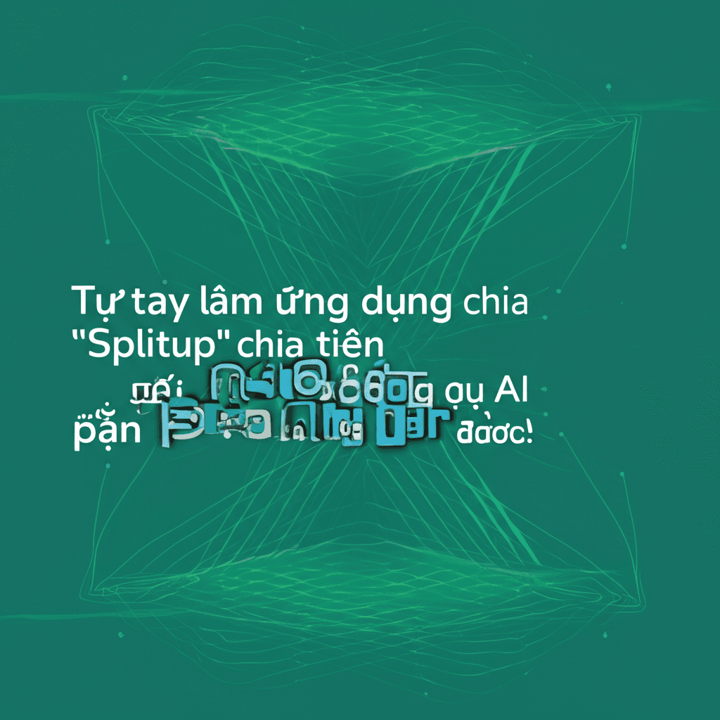 Tự tay làm ứng dụng chia tiền "Splitup" chỉ với các công cụ AI miễn phí: Bạn cũng làm được!