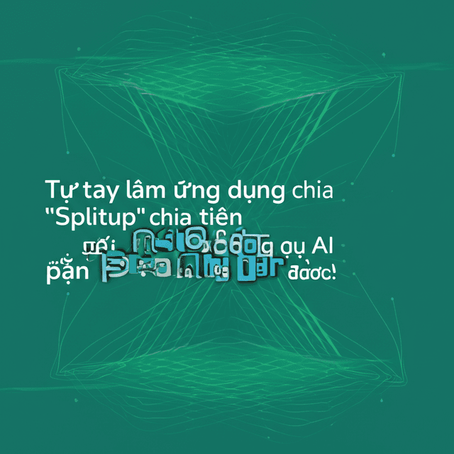 Tự tay làm ứng dụng chia tiền "Splitup" chỉ với các công cụ AI miễn phí: Bạn cũng làm được!
