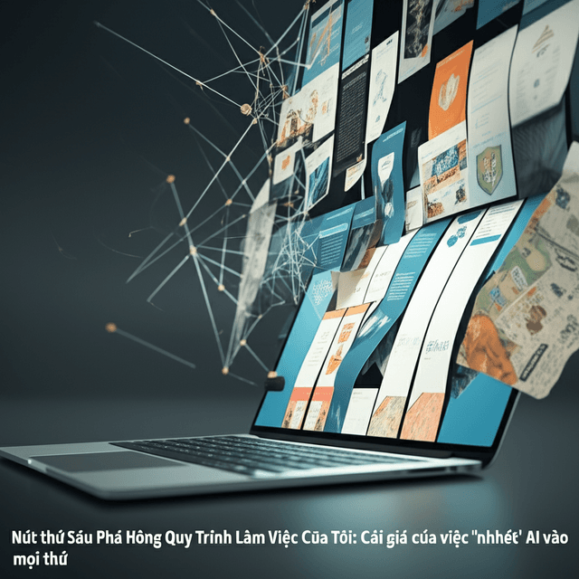 Nút thứ Sáu Phá Hỏng Quy Trình Làm Việc Của Tôi: Cái giá của việc 'nhồi nhét' AI vào mọi thứ