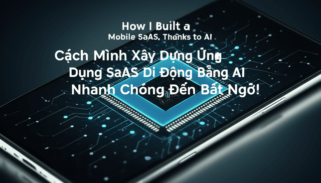 Cách Mình Xây Dựng Ứng Dụng SaaS Di Động Bằng AI Nhanh Chóng Đến Bất Ngờ!