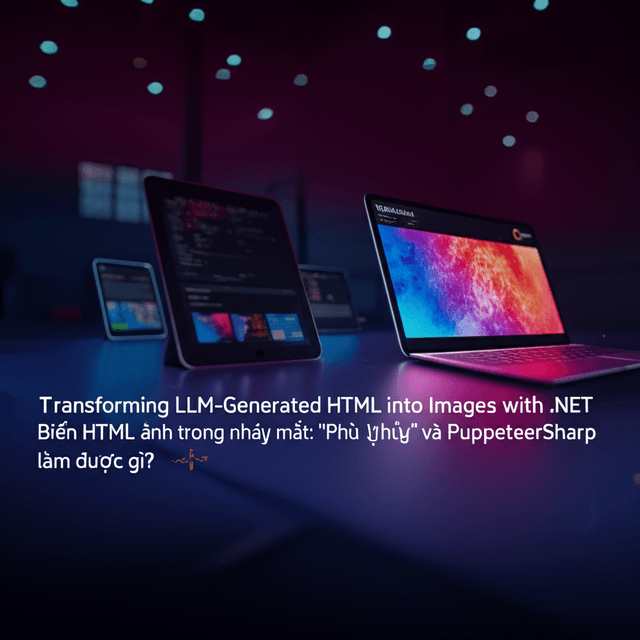 Biến HTML thành ảnh trong nháy mắt: "Phù thủy" .NET và PuppeteerSharp làm được gì?