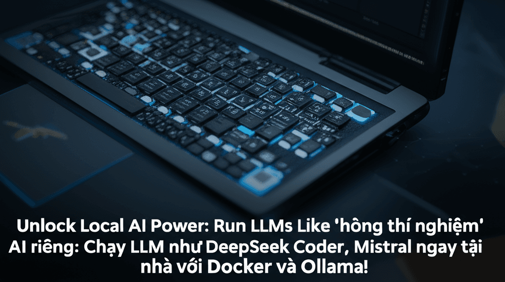 Biến máy tính thành 'phòng thí nghiệm' AI riêng: Chạy LLM như DeepSeek Coder, Mistral ngay tại nhà với Docker và Ollama!