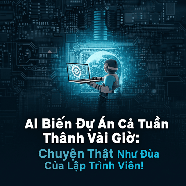 AI Biến Dự Án Cả Tuần Thành Vài Giờ: Chuyện Thật Như Đùa Của Lập Trình Viên!