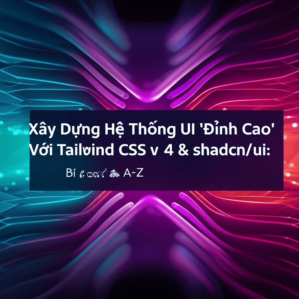 Xây Dựng Hệ Thống UI 'Đỉnh Cao' Với Tailwind CSS v4 & shadcn/ui: Bí Kíp Từ A-Z