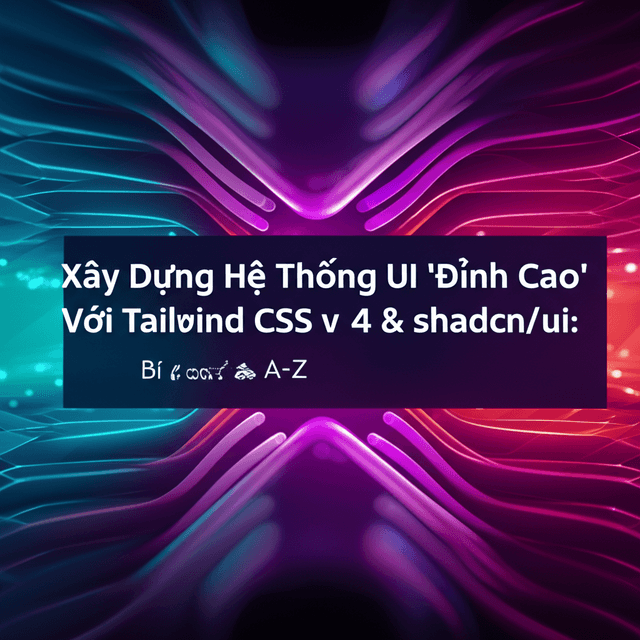 Xây Dựng Hệ Thống UI 'Đỉnh Cao' Với Tailwind CSS v4 & shadcn/ui: Bí Kíp Từ A-Z