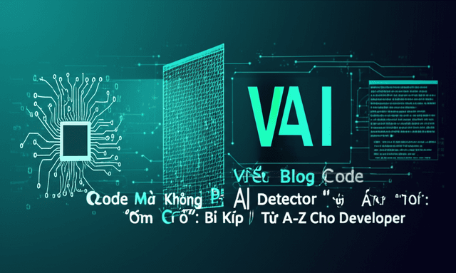 Viết Blog Code Mà Không Bị AI Detector "Tóm Cổ": Bí Kíp Từ A-Z Cho Developer