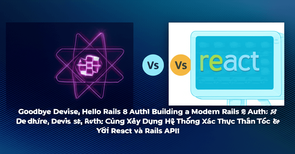 Tạm biệt Devise, Chào mừng Rails 8 Auth: Cùng Xây Dựng Hệ Thống Xác Thực Thần Tốc Với React và Rails API!